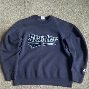 Starter Men's Navy Sweater